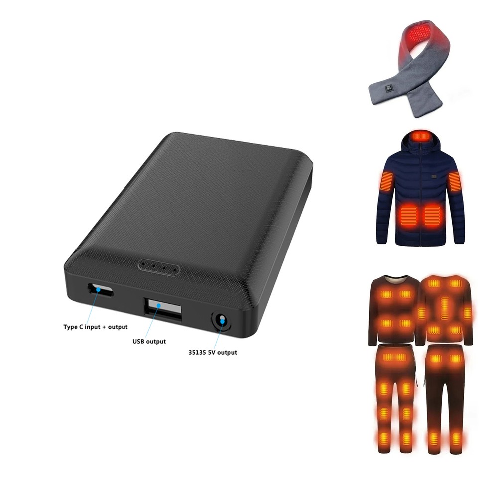20000mAh Type-C Power Bank for Heated Vests - Portable Fast Charging