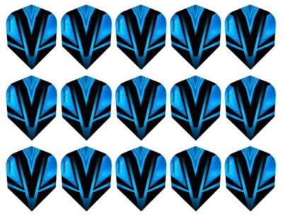 5 New Sets Harrows Vivid Standard Dart Flights - Ships w/ Tracking - Aqua