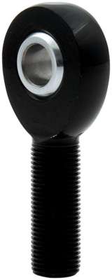 AllStar Professional Alum Rod End LH Male Black 1/2ID x 5/8Thread