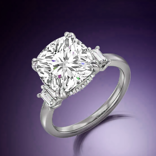 Bague Diamant Solitaire En Or Jaune 18 Carats 2.20 Ct - Diamant De Laboratoire Certifié IGI - Neuf Sans Emballage