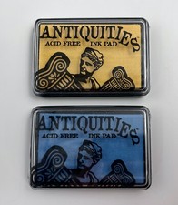 2x Ranger Ink Antiquities Acid Free Ink Pad Cobalt Ocher - New