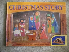 The Christmas Story FIGURES Pop-Up Stable NATIVITY DISPLAY Keith Faulkner CRèCHE