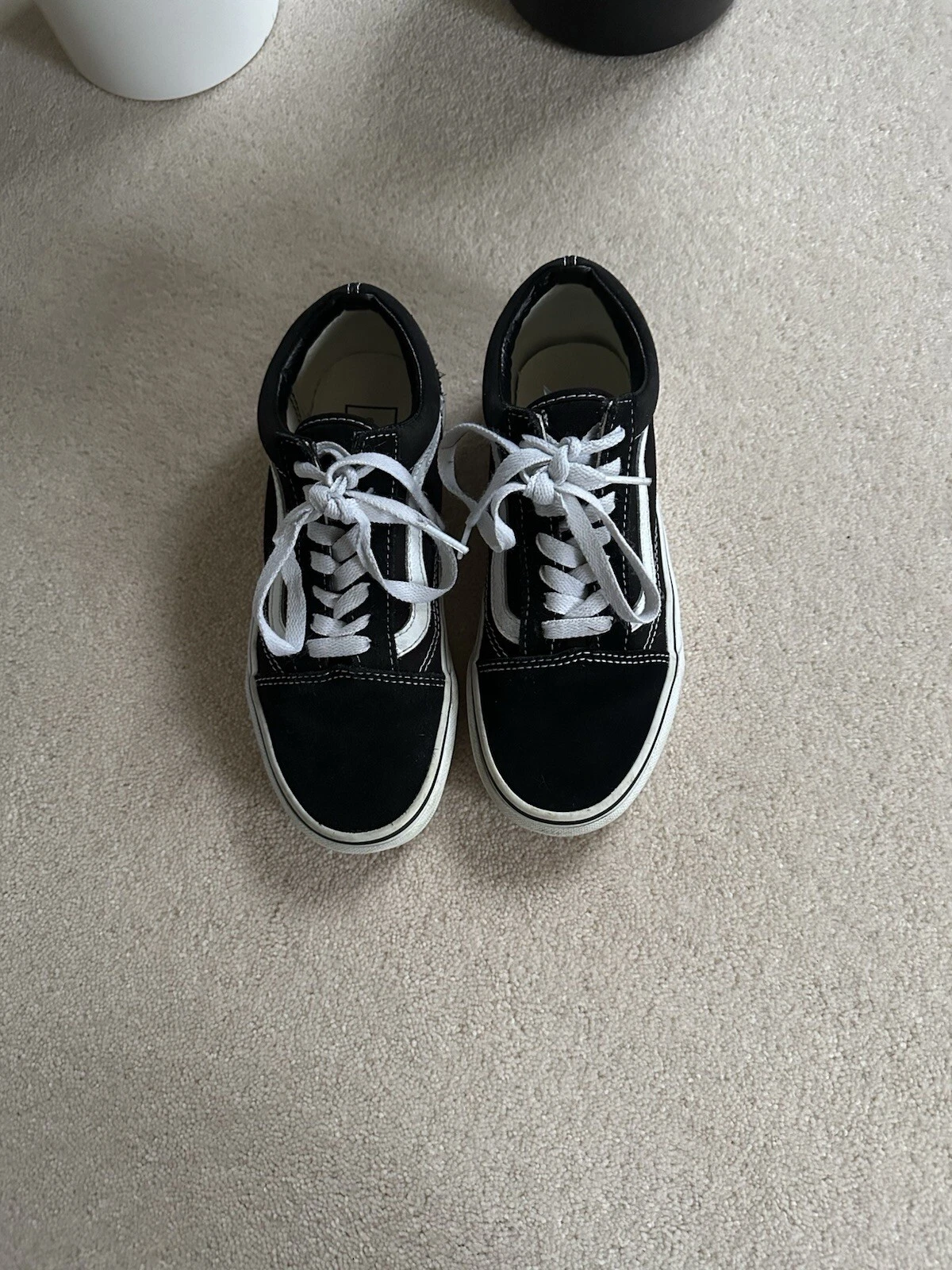 Vans Scarpe da Ginnastica Skateboard Uk Taglia 3 Nero