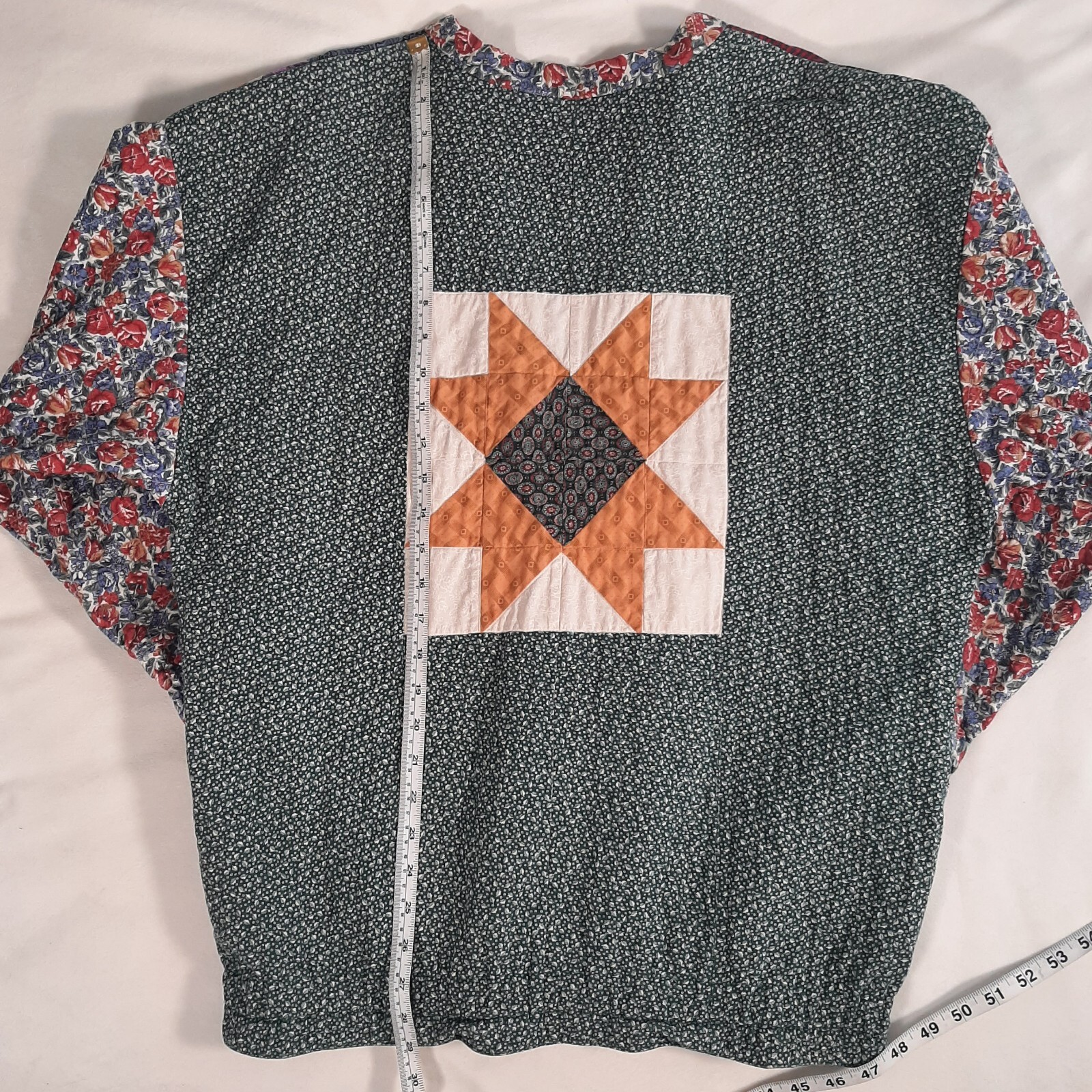 Handmade Womens Multi Color Patchwork Cottage Cor… - image 11