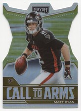 2021 Panini Playoff MATT RYAN #CA-MRY Silver Call To Arms Die-Cut Case Hit SSP