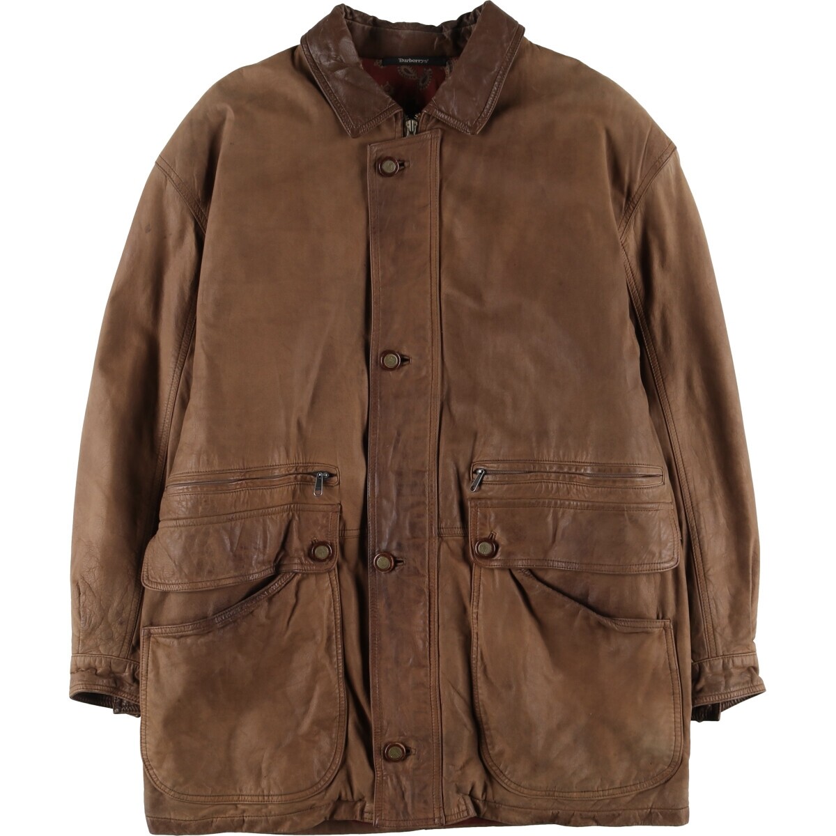 バーバリー Burberry レザージャケット BURBERRY - バーバリー BURBERRY ジャケット 22AW シェプリー