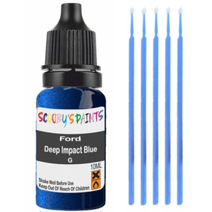 Ford Deep Impact Blue Paint Touch Up Kit – 30ml – Scratch Repair For Fiesta, Focus - View #4