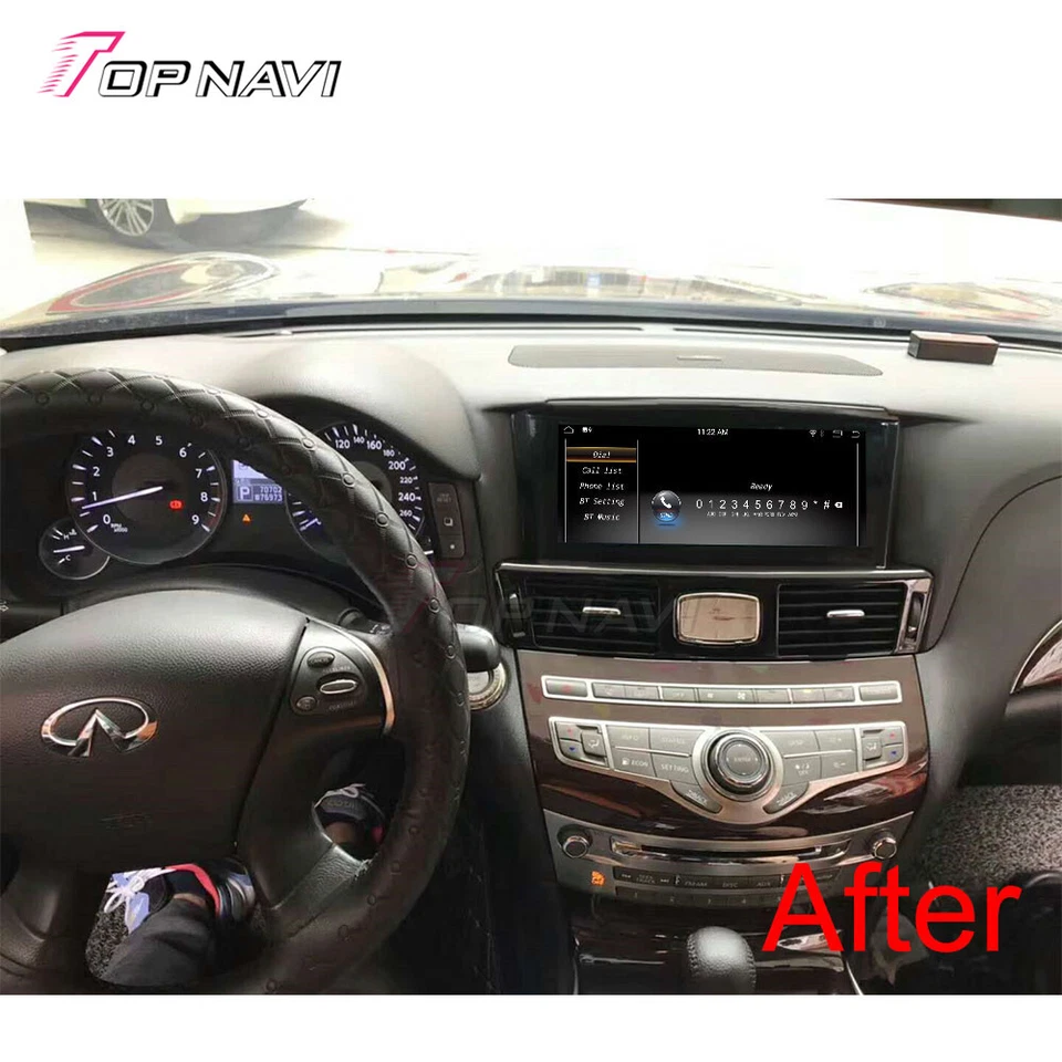 10.25"HD Car Stereo Radio for Infiniti Q70L M25 M35 2013-2017 Carplay GPS Navi - Image 3 of 4