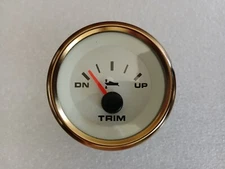 TELEFLEX TRIM GAUGE 65732GE GOLD BEZEL 212/03