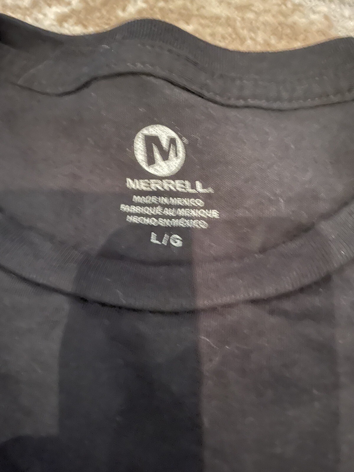 Merrell Gray Polyester Crew Neck Pullover Base La… - image 2