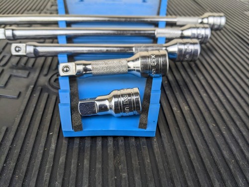 #bh166 Snap On 206afx 3/8" drive 5 Piece Knurled Extension Set - Picture 7 of 18