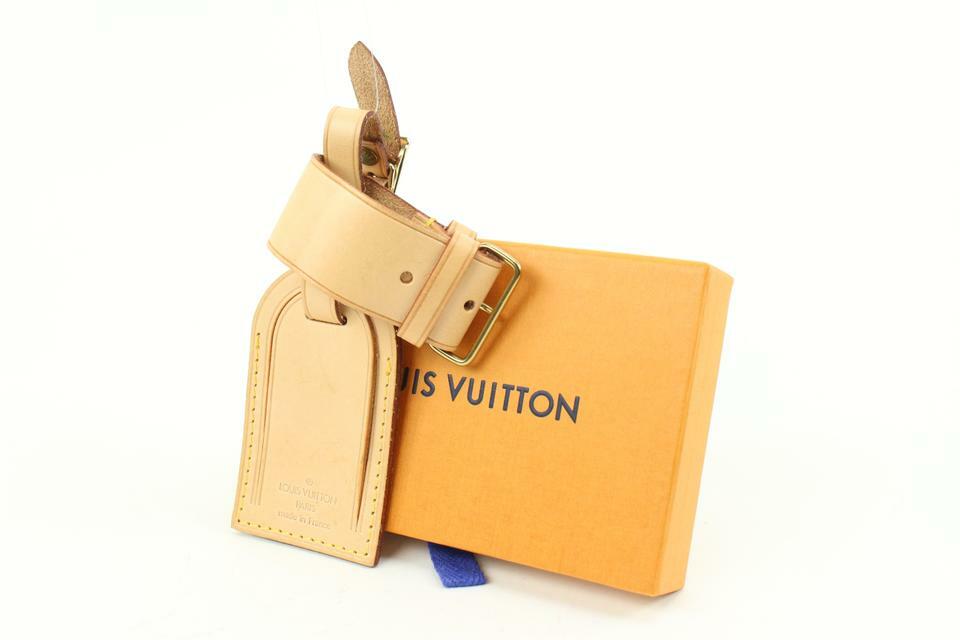 Louis Vuitton Natural Vachetta Luggage Tag and Poignet Set  display picture 1