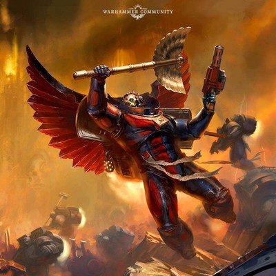 Commission Painting Blood Angels Warhammer 40k