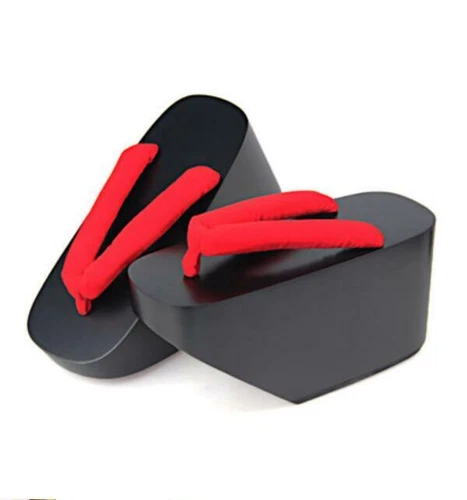 Damenschuhe Maiko Geisha Kagamine Len japanischer Okobo Geta Clog Kimono Cosplay TQ - Bild 21 von 22
