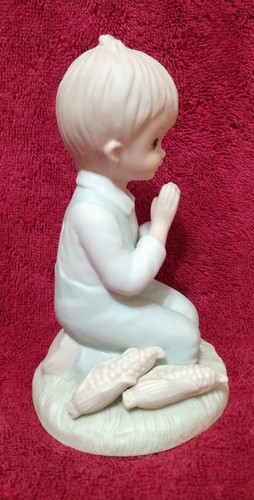 Lefton China~ The Christopher Collection~ 5" PRAYING BOY~ 03849~ 1982 God thanks - Picture 2 of 12