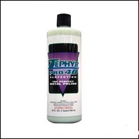 Pro 40 Zephyr Polish Metal Aluminum Brass Copper Steel Chrome 8 Oz - Free Ship Pro 40 Zephyr Polish Metal Aluminum Brass Copper Steel Chrome 8 Oz - Free Ship