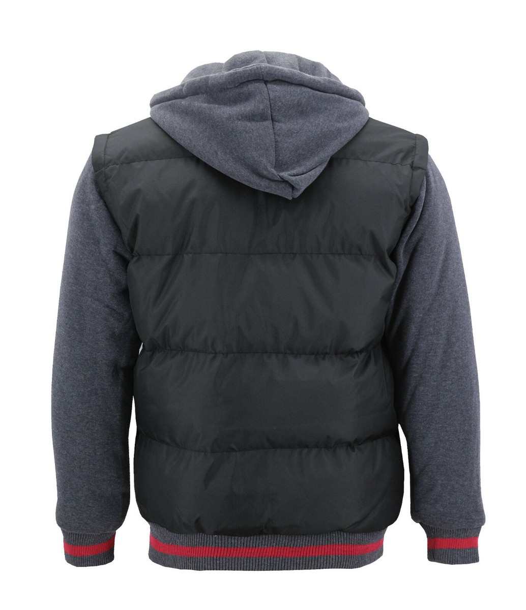 00’s MFG Multi pockets Hooded puffer JKT Walker Hybrid Puffer Jacket – MatixClothing