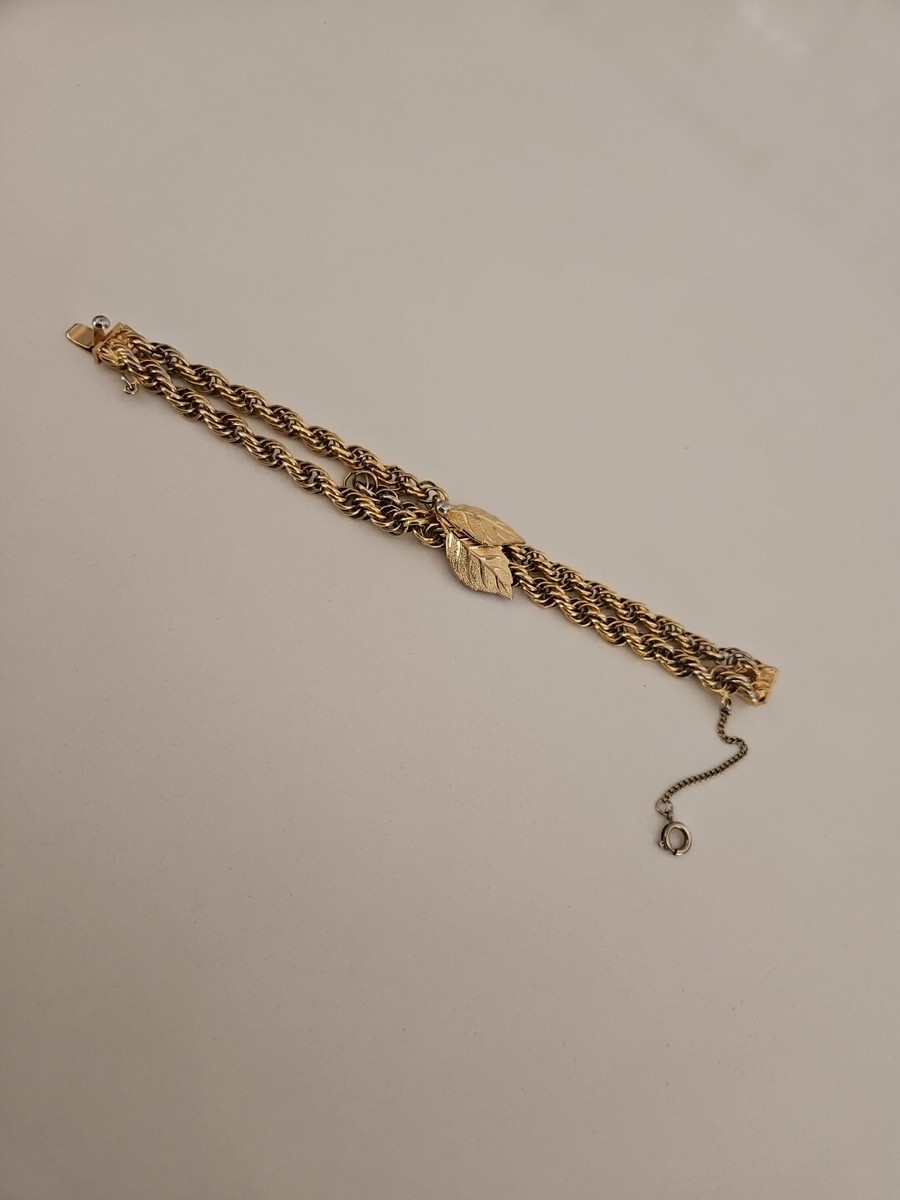 Vintage Signed HOBE Gold Tone Bracelet | eBay display picture 1