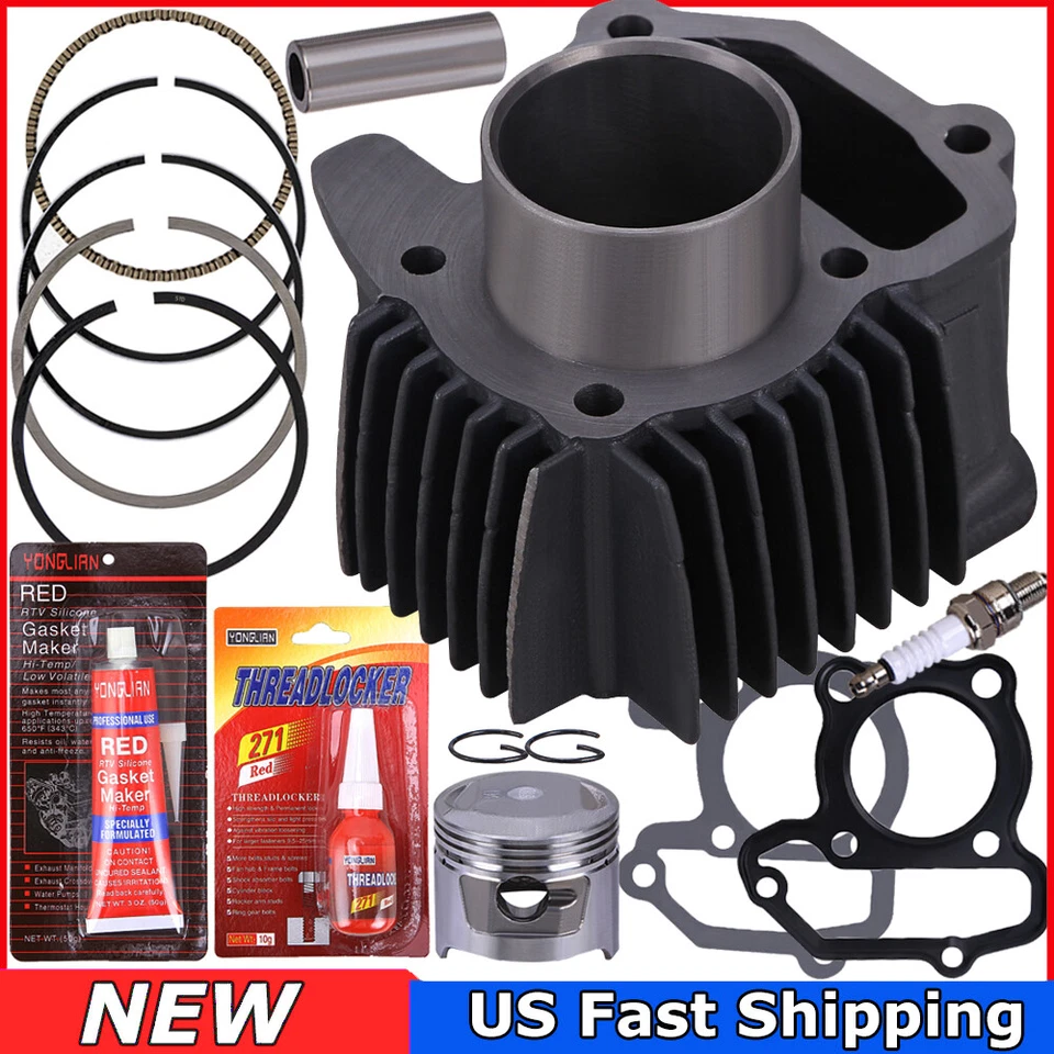 Kit de extremo superior cilindro pistón motor 80cc para Yamaha Raptor 80 2002 2003 2004-2008 Foto 4 de 4