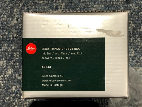 Leica Trinovid 10x25 BCA Compact Pocket Binoculars Model 40343 - New in Open Box - Picture 7 of 7