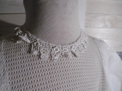 Petit Caraco Bustier Blanc Pour Fille - Taille S En Coton, Lavage Main