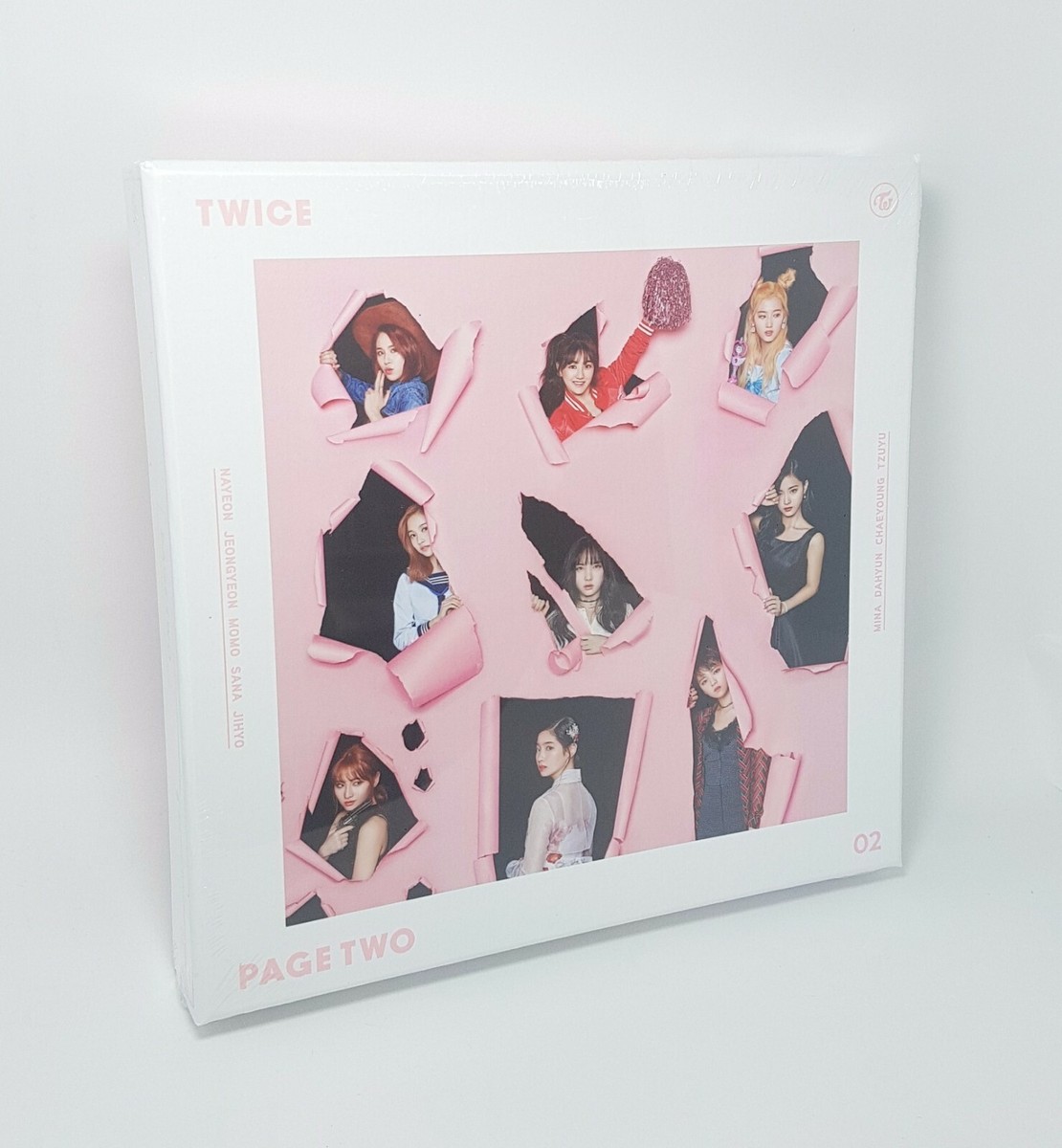 K-POP TWICE 2nd Mini Album [PAGE TWO] Pink Ver. CD+Photobook+