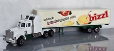 Selten LKW Modell Werbetruck  bizzl schmeckt fantastisch,.... Sattelzug  1:87