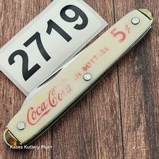 Coca Cola Logo 2.75" Closed Folding Pocket Knife Made In USA