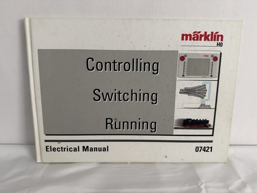 Marklin 07421 Control, conmutación y funcionamiento, copia impresa en inglés | Condition: Used