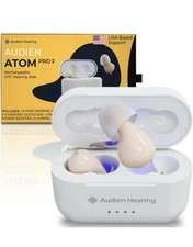 Audien ATOM PRO 2 Wireless Rechargeable OTC Hearing Aid