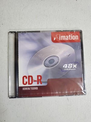 Imation CD-R Blank Disc 700Mb 80min 48x single pack  New Slim Jewel Case