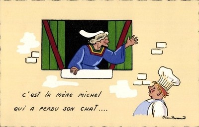 Song Postcard It's Mother Michel Who Lost Her Cat - 4349453