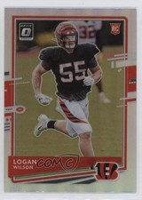 2020 Panini Donruss Optic Rookies Holo Prizm Logan Wilson #143 17fl