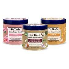 Dr Teal's Shea Sugar Scrub Trial Pack, Rose, 57 Ounce Pack of 1