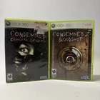 Condemned Criminal Origins Condemned 2 Bloodshot Xbox 360 Sega Horror Video Game