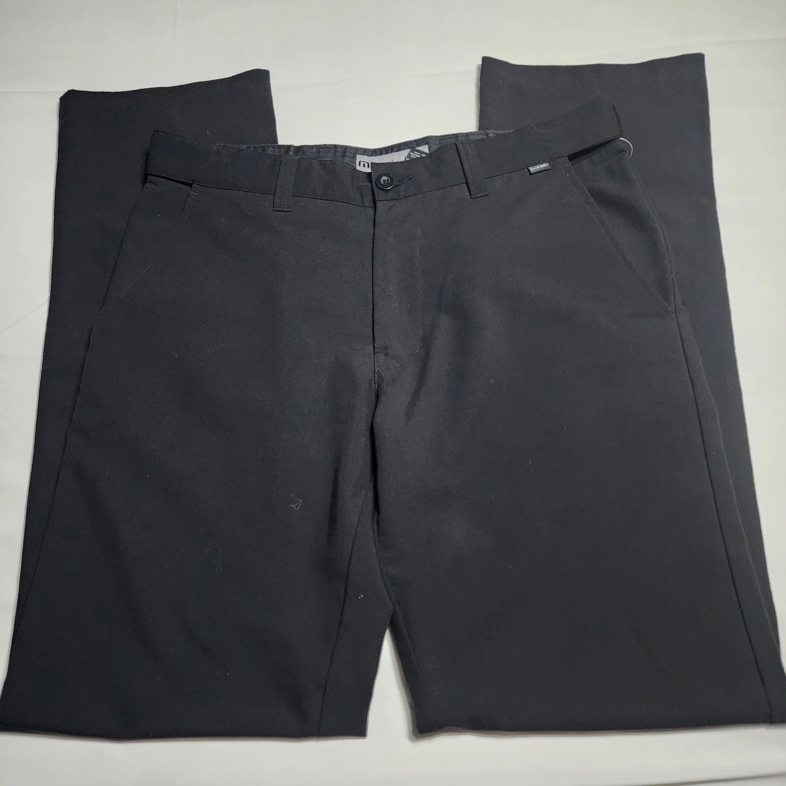 Travis Mathew Pants Mens 32 Black Lightweight Golf Performance Pants Meas 34x33