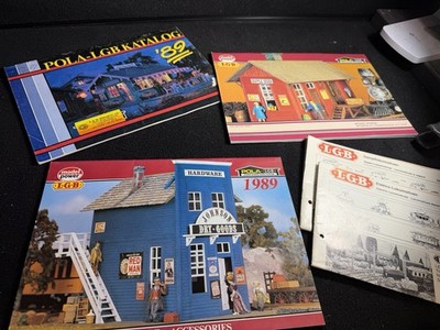 Vintage 1990s Pola-LGB Train buildings Catalogs Leaflets brochures book