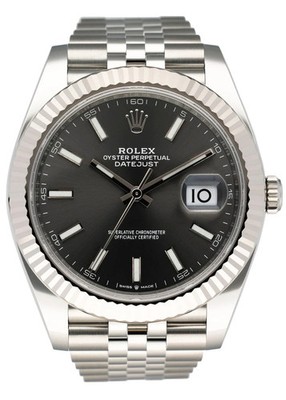 Rolex Datejust 41 126334 Slate Dial Mens Watch Box Papers