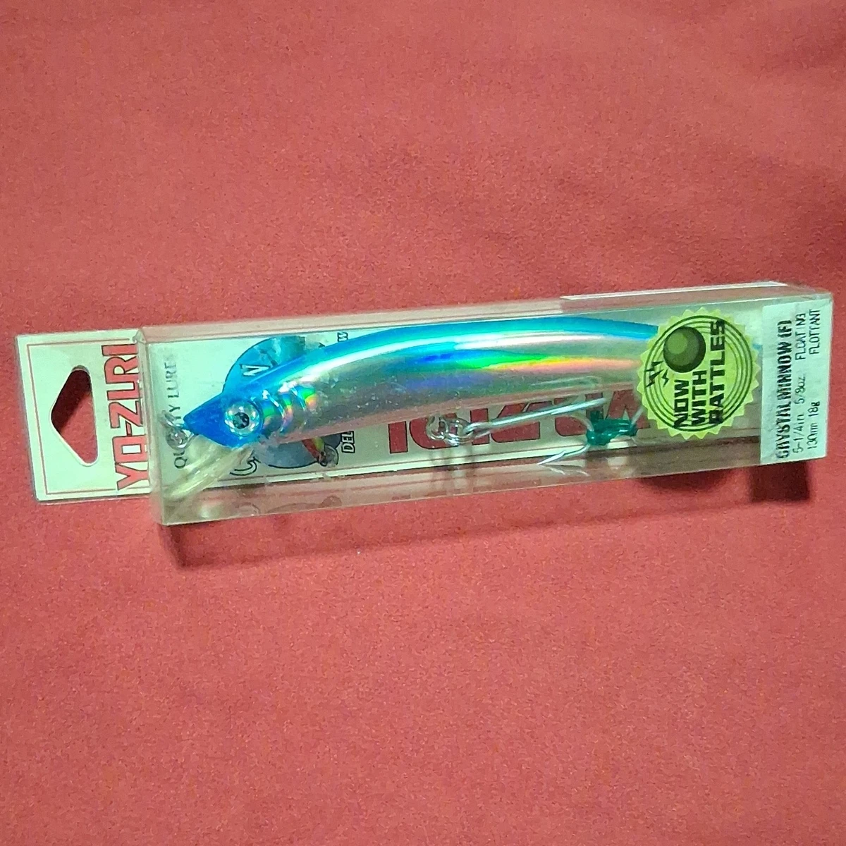 Leurre Coulant Yo Zuri Duel L Blue Fix Minnow 100S - 100mm, 19g, Pour Mer