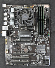 Gigabyte GA-970A-D3P Motherboard w AM3+ FX-6300 32 GB 4x8 NO OS