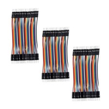 120pcs Breadboard Jumper Wires 10cm Male to Male Ribbon