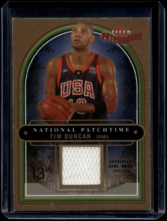 2003-04 Fleer Patchworks - Tim Duncan #NP/TD for sale | eBay