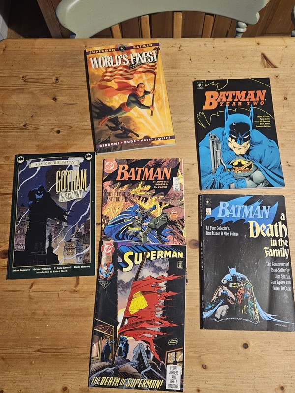 Batman And Sulernan Comics Job Lot