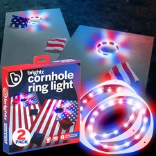 LED Cornhole Board Ring Lights, 2-Pack - 48-Hour Battery Life - Illumina