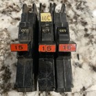 FPE Federal Pacific Stab Lok Circuit Breaker 15 Amp Single Pole Lot of 3 Thin — photo 1