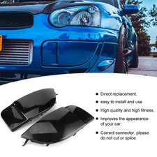 Front Fog Light Cover Pair Front Fog Light Bezel Fit for Impreza STI WRX 04-05
