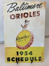 Gunther Beer - Baltimore Orioles- Metal Sign - Ravens Natty Boh - Retro