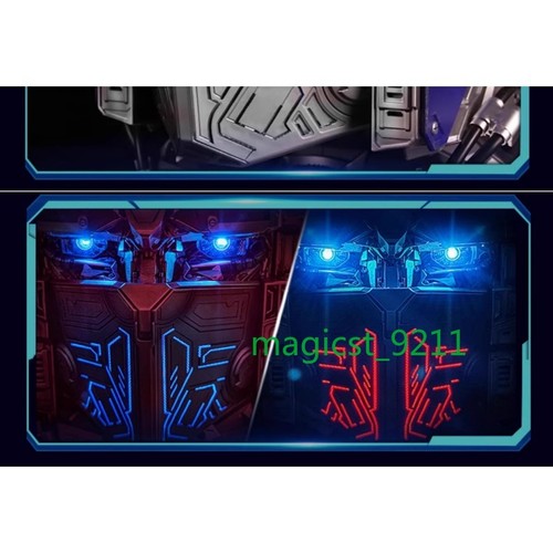 Wearable Optimus Prime Helmet Mask Sound Effects Touch Cosplay Props LED Lamp - Picture 8 of 19