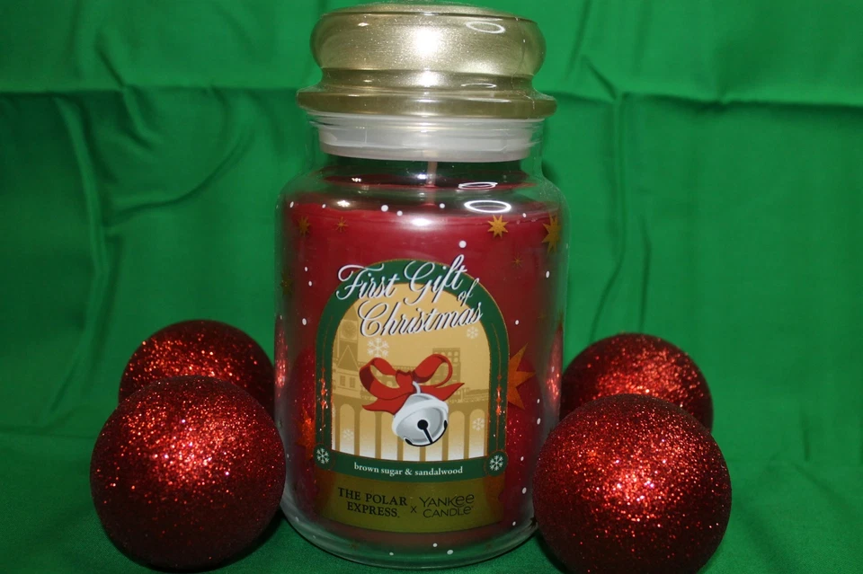 LIMITED 2025 VELA YANKEE POLAR EXPRESS PRIMER REGALO DE NAVIDAD TARRO GRANDE 22oz Foto 3 de 4