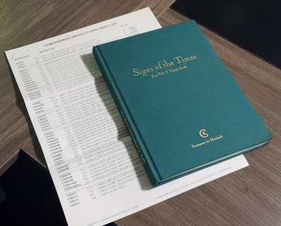 Chronoswiss Sign Of The Time Book And Price List 2001